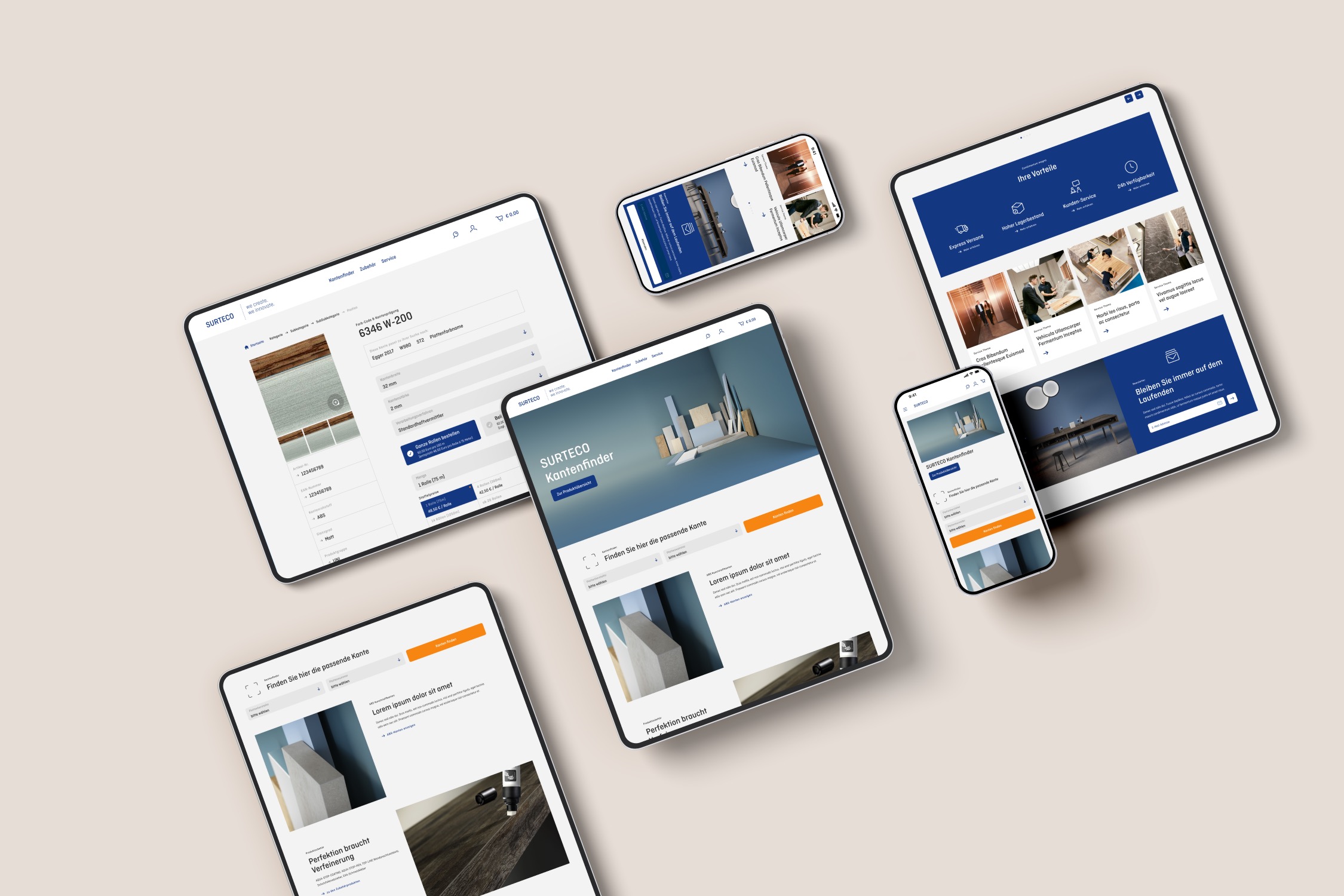 B2B-Plattform für SURTECO: Kantensuche, Produktsuche und Kundenportal – technisch umgesetzt von pixolith.